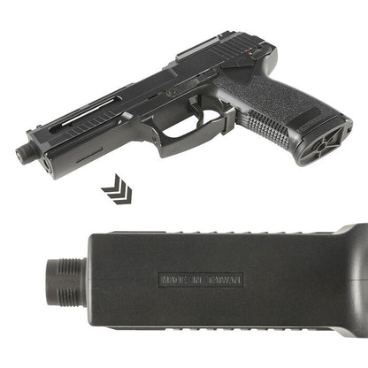 Ascend Airsoft NINJA MK23 Gas Pistol (CNC RMR Slide - Maple Leaf Internals - Black)