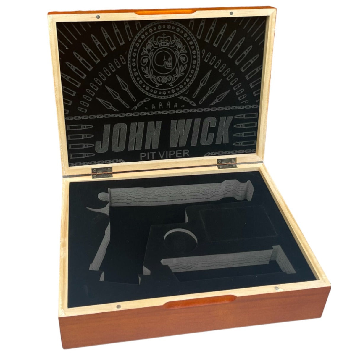 Double Bell Pistol John Wick 4 Series Gas Blowback Pistol with Wooden Case (JW4 - 303+)
