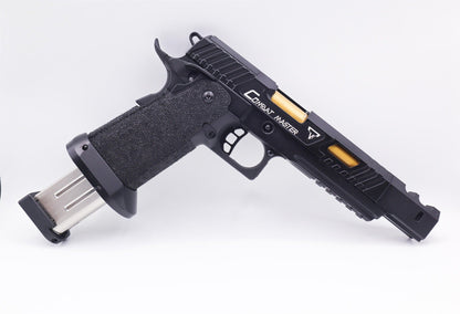 Jag Precision x Taran Tactical International Combat Master ALPHA Hi-Capa GBBP (R601-3 - Black)