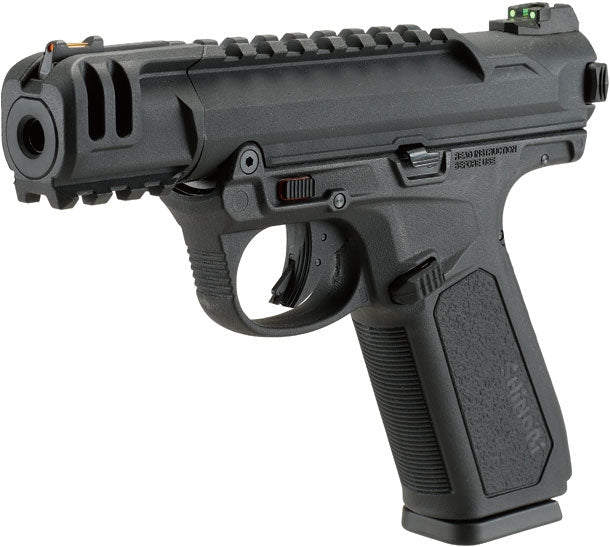 Action Army Ruger MKII Gas Blowback Pistol (AAP01C - SHORT - Black)