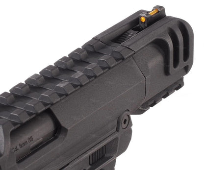 Action Army Ruger MKII Gas Blowback Pistol (AAP01C - SHORT - Black)