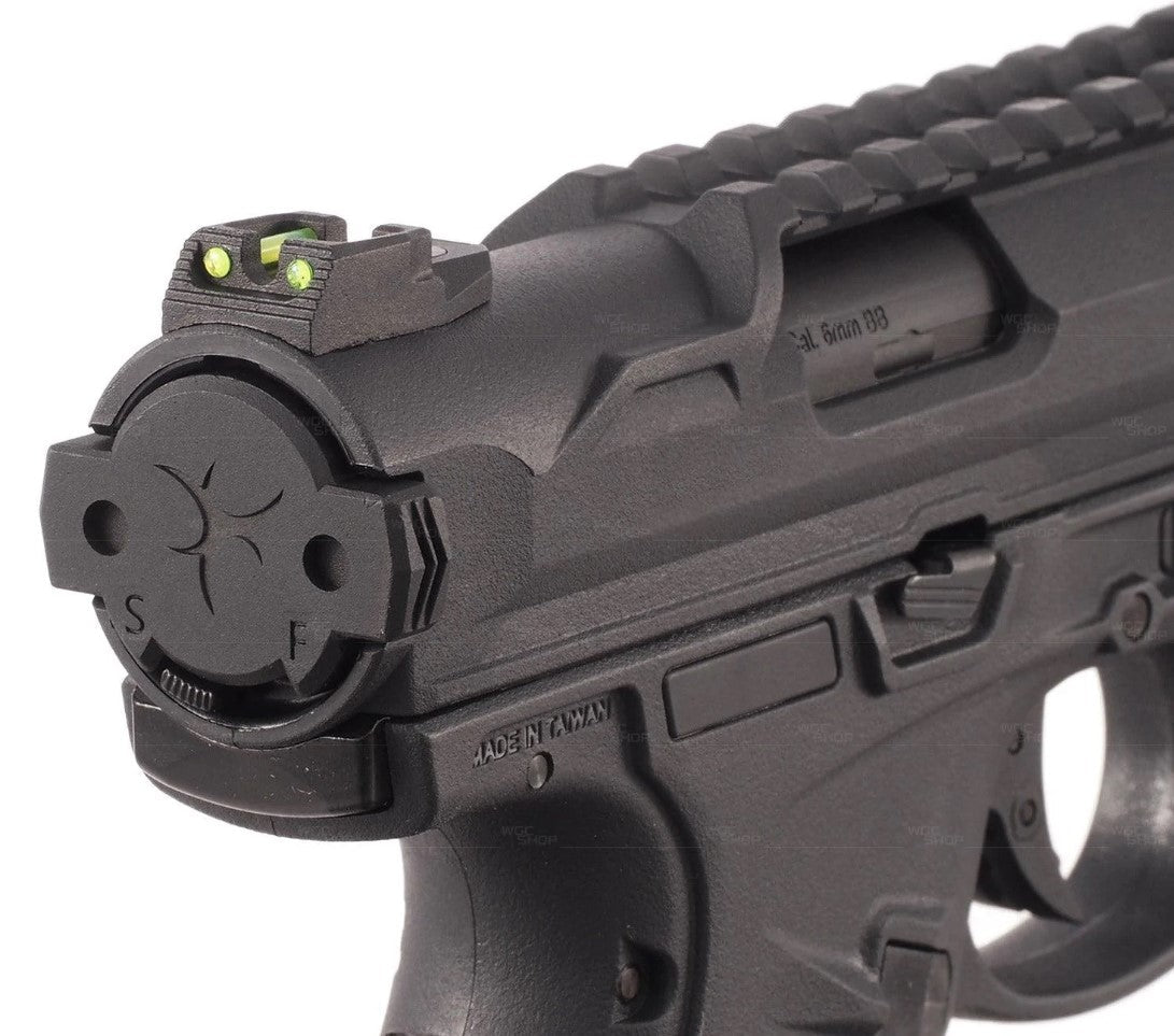 Action Army Ruger MKII Gas Blowback Pistol (AAP01C - SHORT - Black)