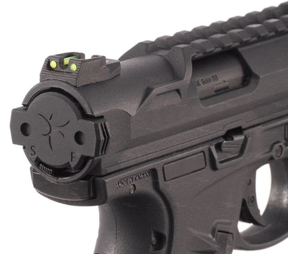 Action Army Ruger MKII Gas Blowback Pistol (AAP01C - SHORT - Black)