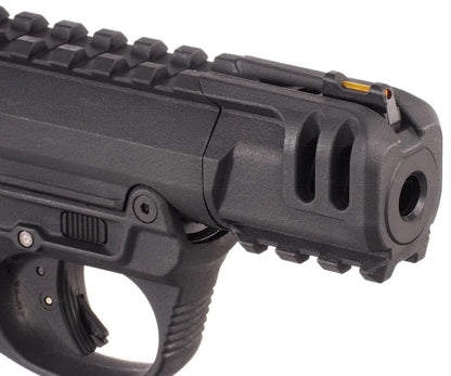 Action Army Ruger MKII Gas Blowback Pistol (AAP01C - SHORT - Black)