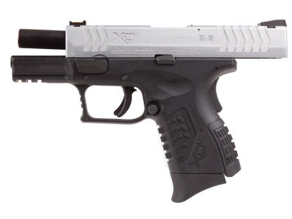 Springfield Armory XDM 3.8 Compact Gas Blowback Pistol (by WE - Silver/Black - SA-XDM38GBB6-SB)