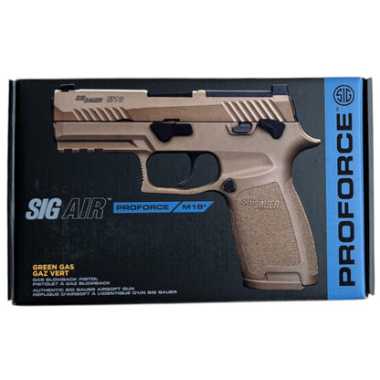 SIG Air x SIG Sauer ProForce M18 Gas Blowback Pistol (Tan - SSAS-PF-P320-M18TGG-E)