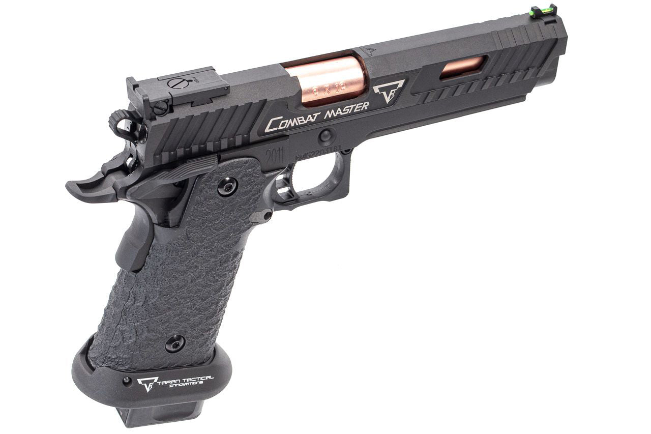 EMG x Armorer Works x Taran Tactical International Distinct JW3 Combat Master GBBP (FULLY AUTO. - TTI - Full Metal - Black - TT-CM0103)
