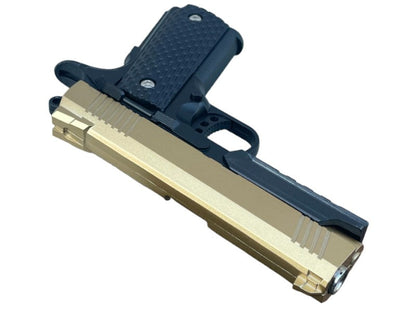 Galaxy G25 Kustom K-Warrior with Rail Full Metal Spring Pistol (G25 - Gold)