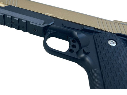 Galaxy G25 Kustom K-Warrior with Rail Full Metal Spring Pistol (G25 - Gold)