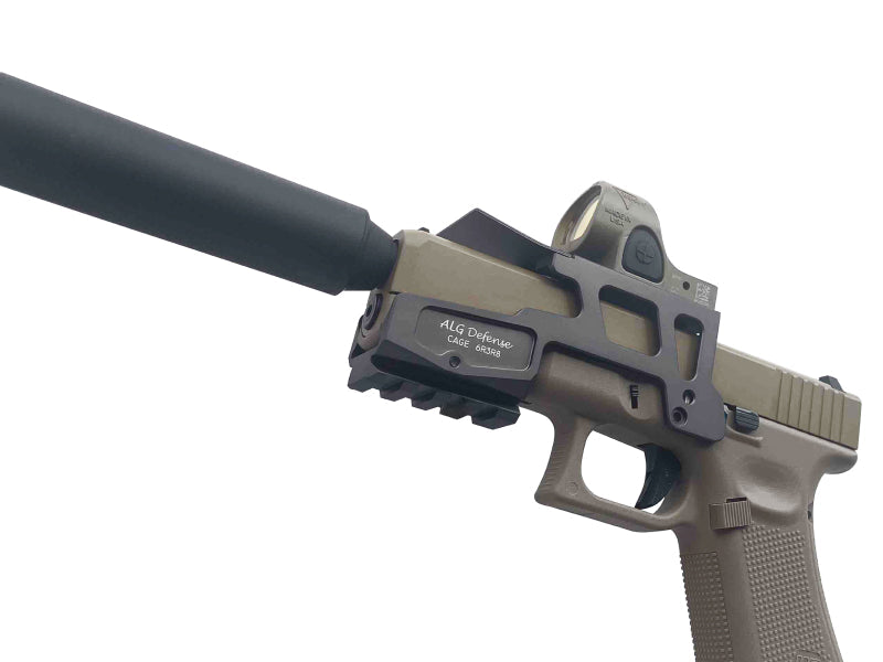 WE 17 Series Gen 5 GBBP (Tan) with RMR, Suppressor and Mount