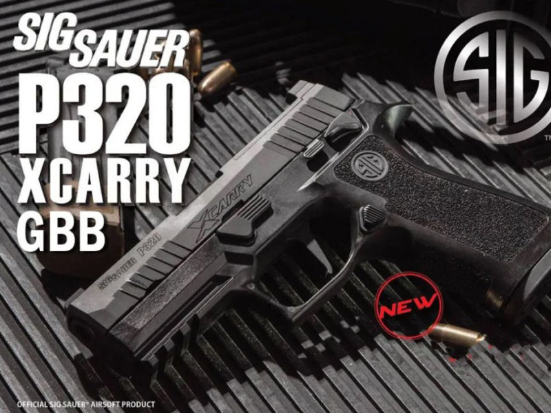 Sig Sauer P320 X-Carry Gas Blowback Pistol (by VFC Black)