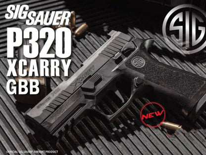 Sig Sauer P320 X-Carry Gas Blowback Pistol (by VFC Black)