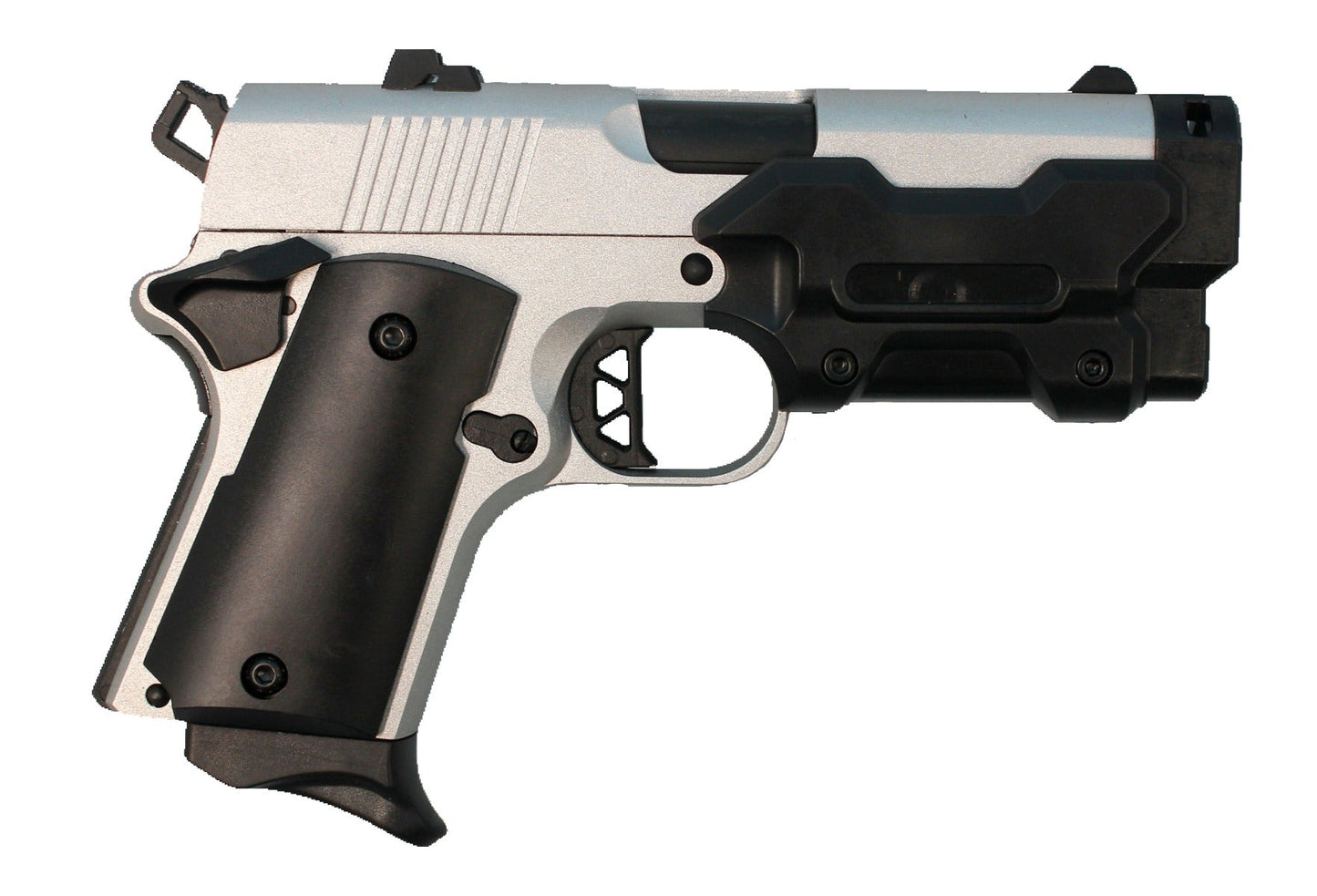 Double Bell AM45 Vorpal Bunny Gas Blowback Pistol (Silver/Black - Metal - 796-2)