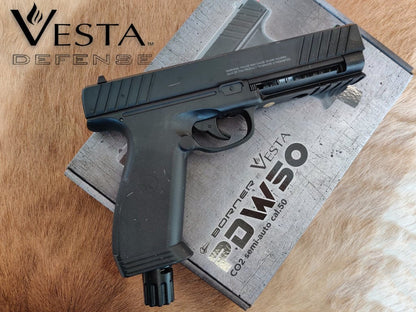 Borner PDW50 0.50 Paintball Pistol (Co2 Powered by Vesta Defense)