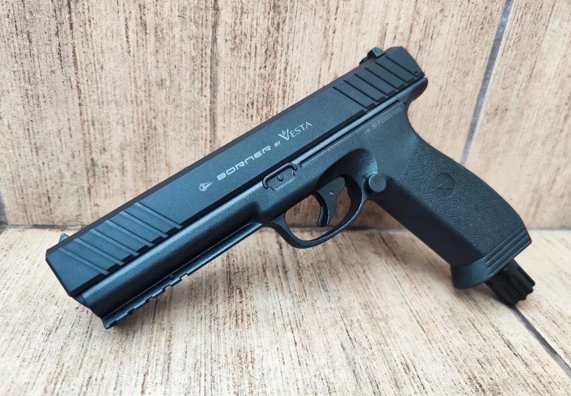 Borner PDW50 0.50 Paintball Pistol (Co2 Powered by Vesta Defense)
