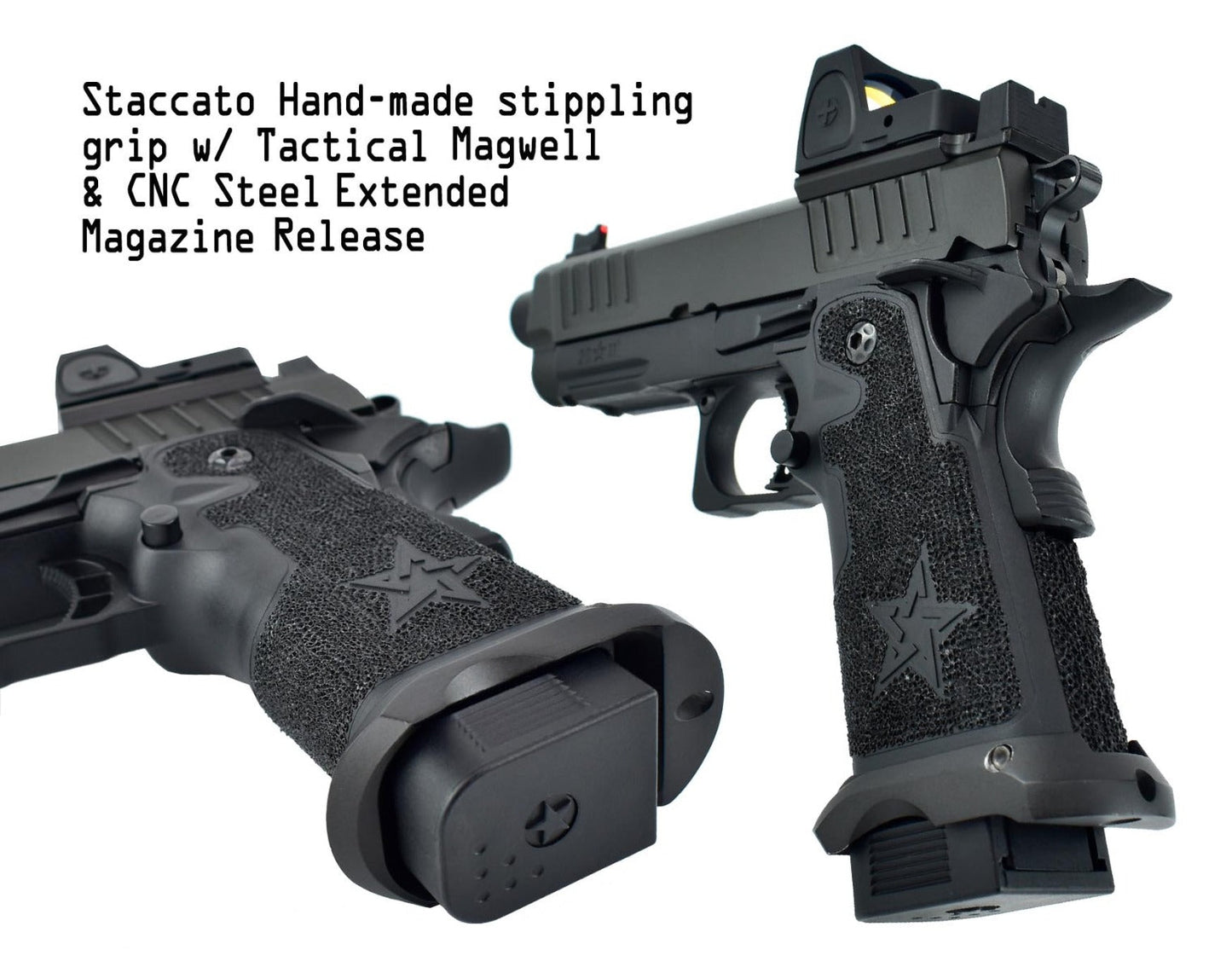 Staccato Licensed C2 Compact 2011 Gas Blowback T8 Airsoft Pistol (R612A)