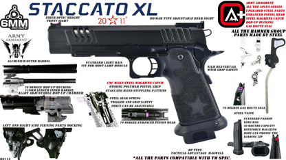 Staccato Licensed XL 2011 Gas Blowback T8 Airsoft Pistol (R611A)