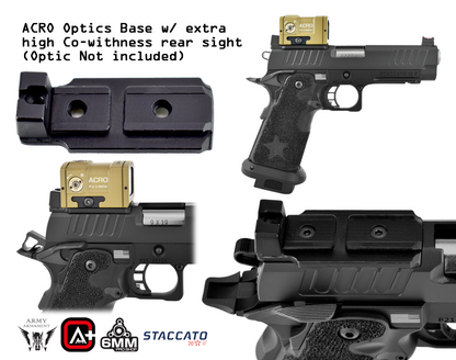 Staccato Licensed P 2011 Gas Blowback T8 Airsoft Pistol (R611-3A)