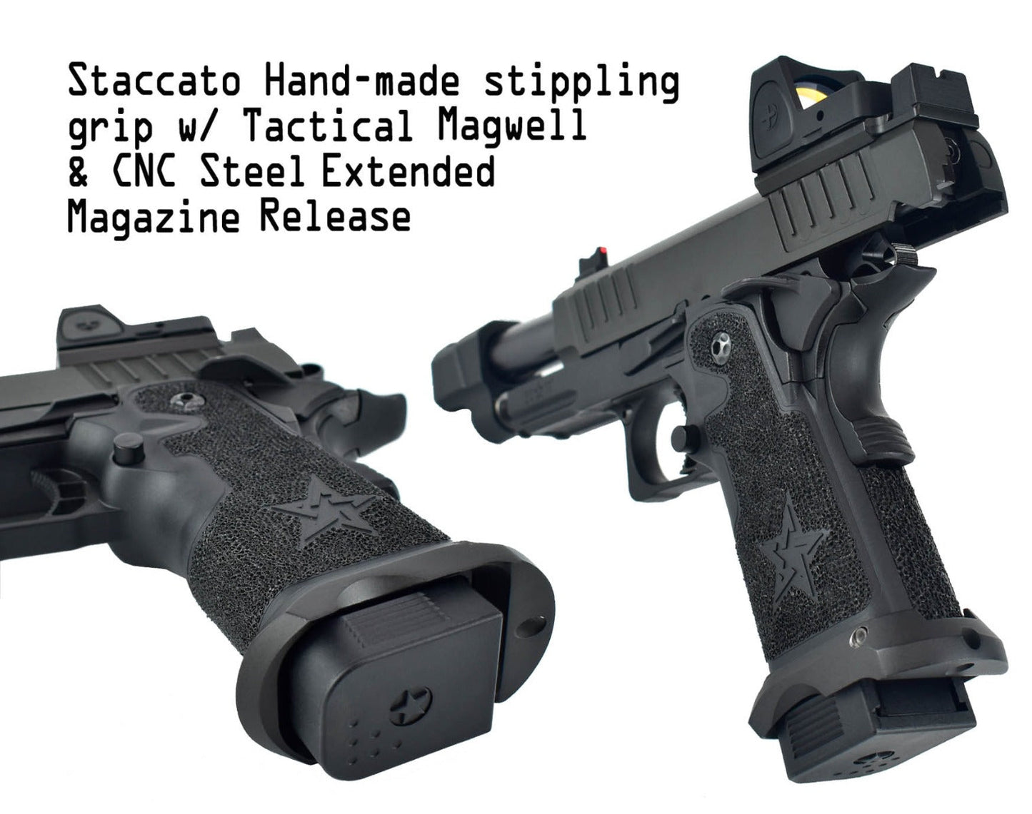 Staccato Licensed C2 COMP SOC 2011 Gas Blowback T8 Airsoft Pistol (R612-4A)