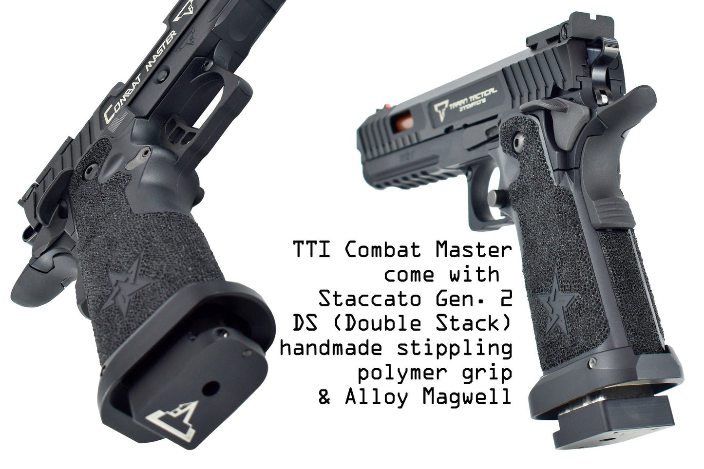 EMG x STACCATO x TTI Licensed JW3 2011 Combat Master Airsoft Pistol (R620)