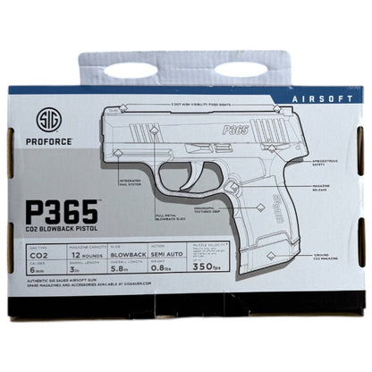 SIG Sauer P365 Co2 Blowback Pistol (Black)