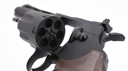 Hwasan 1312 Co2 Revolver - 4.0inch - Metal - Brown Grip