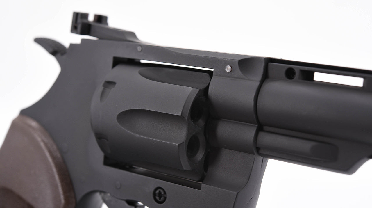 Hwasan 1312 Co2 Revolver - 6.0inch - Metal - Brown Grip