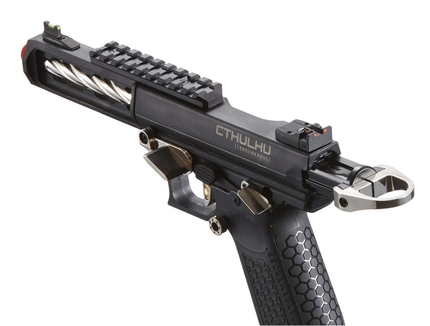 Lancer Tactical Tandemkross CTHULHU Gas Blowback Pistol (Black/Silver)