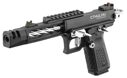 Lancer Tactical Tandemkross CTHULHU Gas Blowback Pistol (Black/Silver)