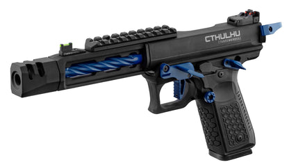 Lancer Tactical Tandemkross CTHULHU Gas Blowback Pistol (Black/Blue)