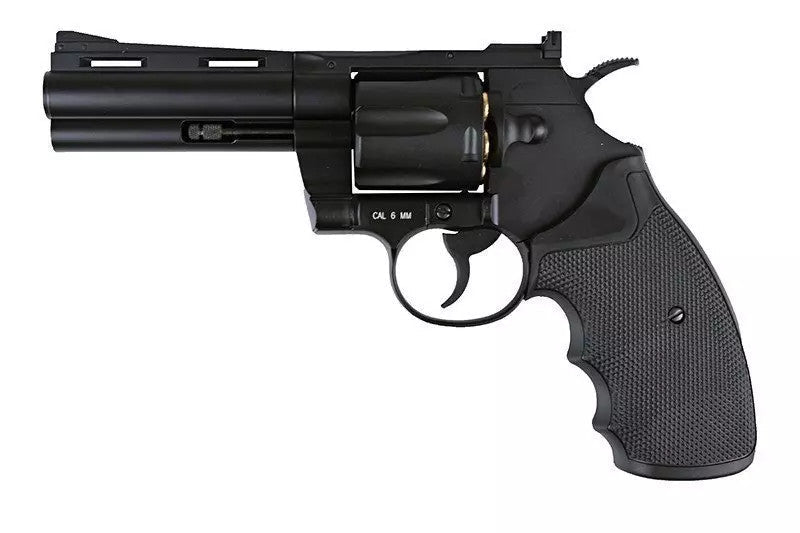 KWC Python .357 4.0" Co2 Revolver (Full Metal - Black - AAKCCD671AZB)