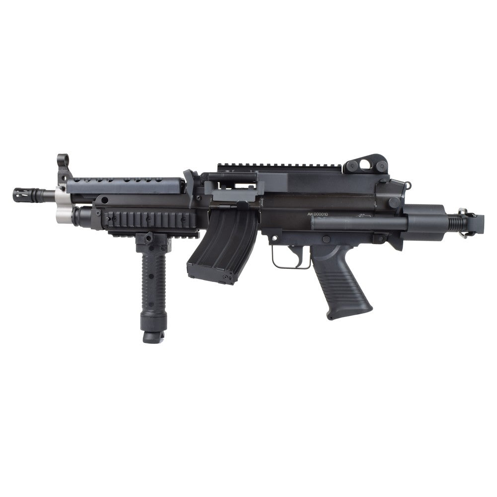 S&T M249 Para Metal Version AEG with Mid-Cap Magazine (Black - M249K)