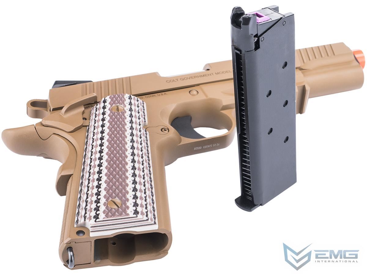 Colt M45A1 FDE Gas Blowback Pistol (EMG/Army - R48-1)