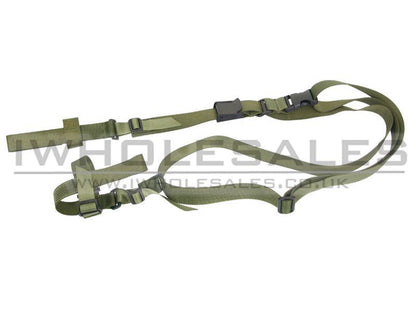 Tactical Three Point Gun Sling (M4/M15/M16) (Green)
