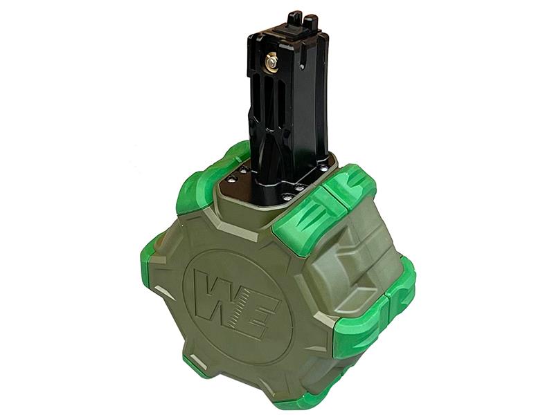 WE Gas Drum Magazine for Swat Apache Series (350 Rounds - OD)