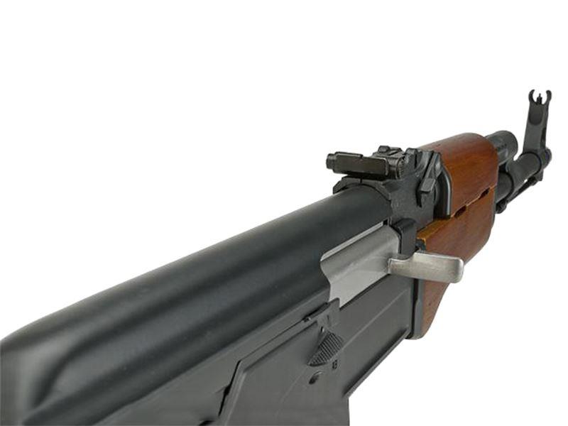 Cyma AK47-S AEG Rifle with Folding Stock (Real Wood - CM042S - Semi Only)