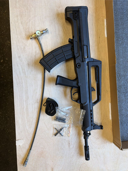 [Boneyard] Huntsman Arms Type 95 PCP Paintball Gun 0.43 Cal - Gas cylinder leaks at fill nipple - un-used