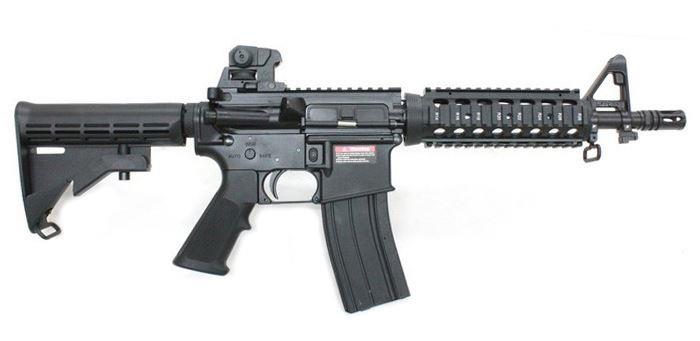 S&T M4 CQB Gas Blowback Rifle (Polymer - RIS CQB - STGBB06BK)