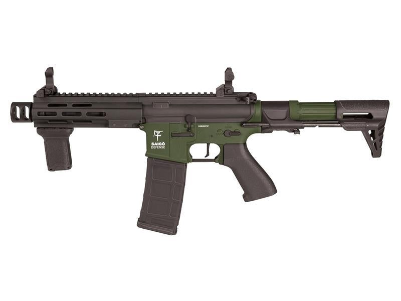 Bushido REI by Saigo Defense AEG Rifle (Lipo Battery and Charger Included - OD/Black)