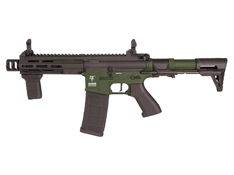 Bushido REI by Saigo Defense AEG Rifle (Lipo Battery and Charger Included - OD/Black)