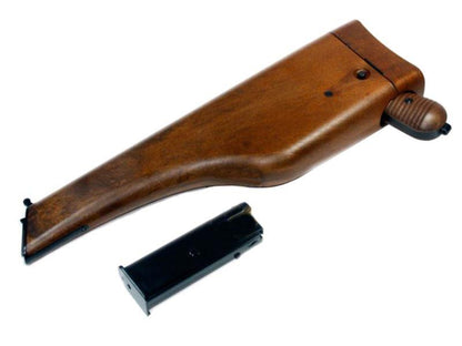 WE 712 Gas Pistol (with Stock & Case in 1 - Black - WE-712)