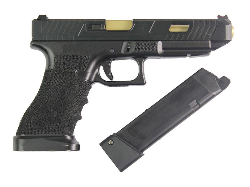 Double Bell 34 Baba Yaga Series Gas Blowback Pistol (Black - with Pistol Case - 768)
