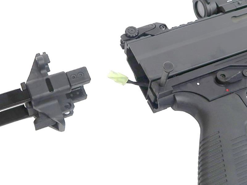Ares APC-9 AEG SMG with ETU (Comes with 3 Mags. S/M/L - Black - A9-BK)