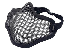 ACM V1 Strike Steel Half Face Mask (One Belt Version - Black)