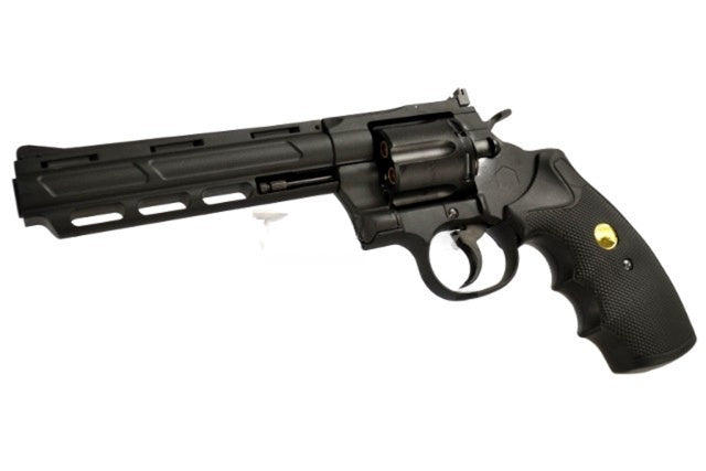 King Arms 6.0" 357 Custom I-Co2 (Full Metal - Black - KA-PG-01-C1-L)