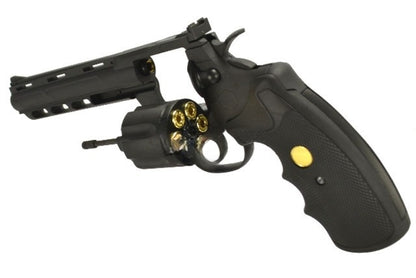 King Arms 6.0" 357 Custom I-Co2 (Full Metal - Black - KA-PG-01-C1-L)