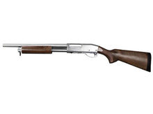 S&T ST870 Police Spring Shotgun (Full Metal - Silver - Limited Edition – New but Damaged Box)