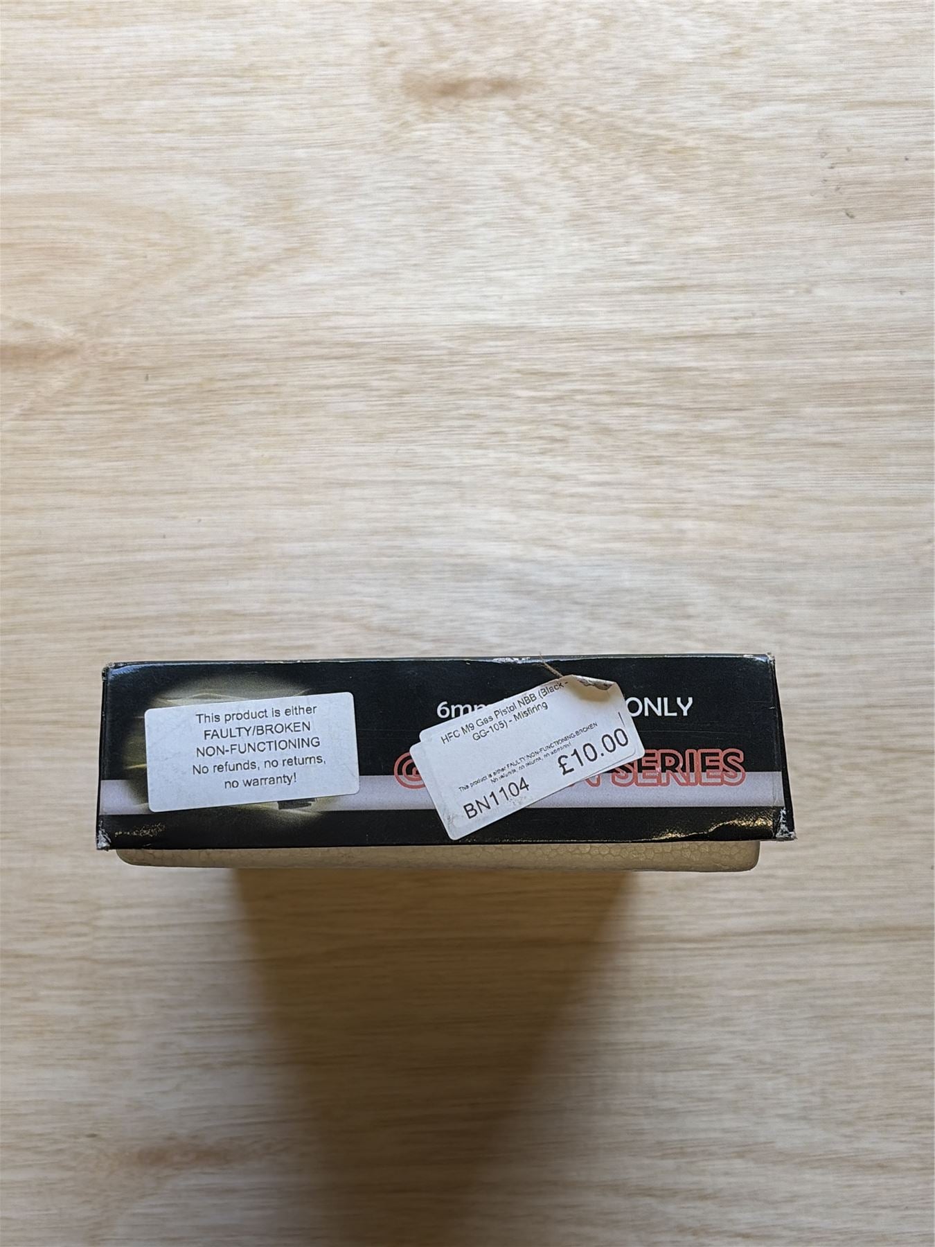 [Boneyard] HFC M9 Gas Pistol NBB (Black - GG-105) - Misfiring
