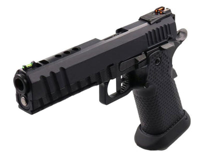 Armorer Works Custom Black Ace Hi-Capa GBBP (Black Slide - Black Barrel -  AW-HX2033)