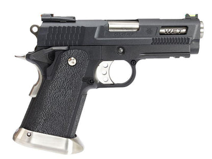 WE HI-CAPA 3.8 Brontosaurus GBB Pistol (Black Silde)